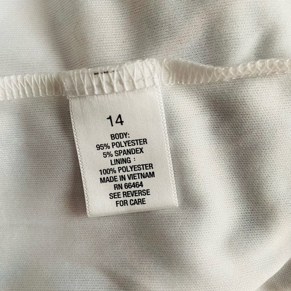 Roz & Ali Women’s 14 Scoop-Neck 3/4 Cut Out Sleeves Paisley Sheath Mini Dress - Picture 9 of 10